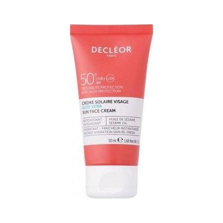 Decléor Sun Face Cream SPF 50+ Aloe Vera 50ml