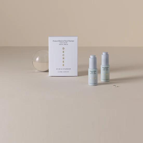 Decree AM & PM Mini Duo Serum Protect Elixir + Treat Tincture