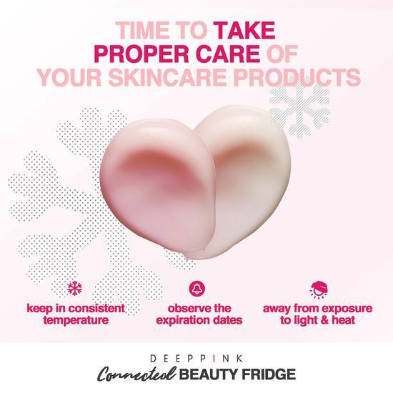 DeepPink Beauty Skin Care Fridge Ballet