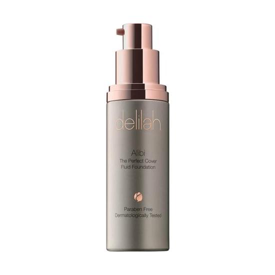 delilah Alibi Fluid Foundation Tawny