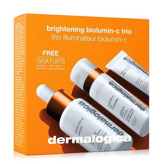 Dermalogica BioLumin-C Brightening Trio 30ml BioLumin-C Serum, 15ml BioLumin-C Gel Moisturiser & 6ml BioLumin-C Eye Serum