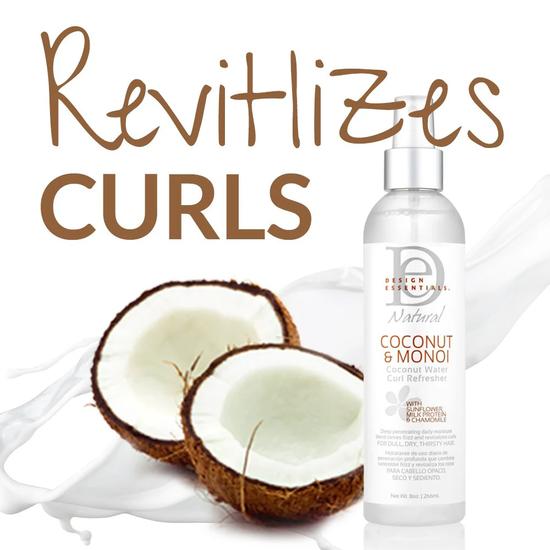Design Essentials Coconut & Monoi Curl Refresher 236.5ml