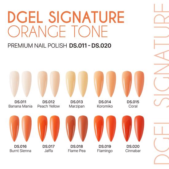 DGel Signature Colour Gel Orange Tone DS.15 Coral