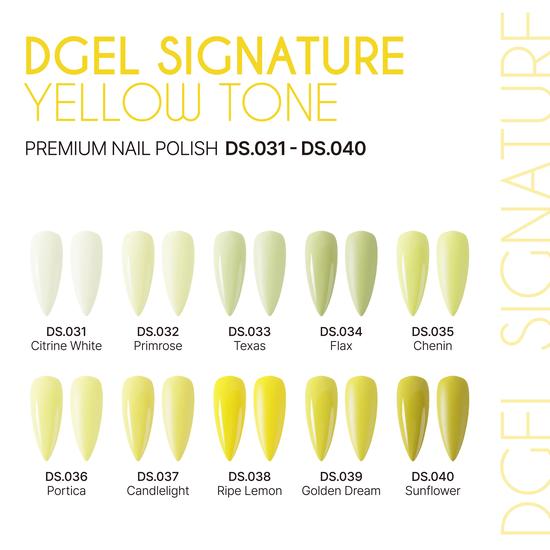 DGel Signature Colour Gel Yellow Tone DS.38 Ripe Lemon