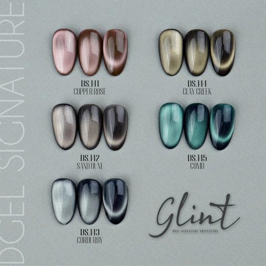 DGel Signature Glint Collection Premium Cat Eye Gel Polish DS.141 Copper Rose