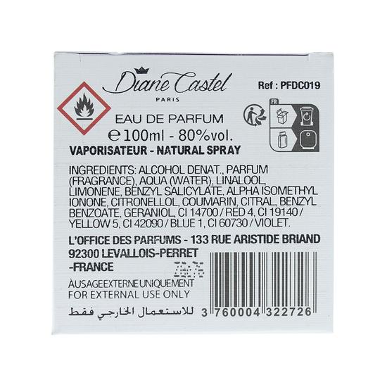 Diane Castel Poudre D'ivoire Eau De Parfum 100ml