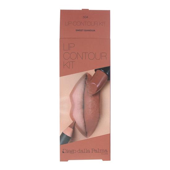 diego dalla palma Lip Contour Kit Lipstick 4g + Lip Liner 1.1g 504 Sweet Giandusa 4g