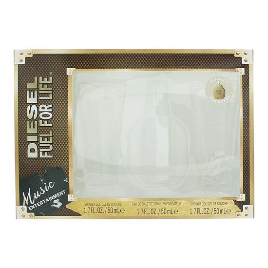 Diesel Fuel For Life 3 Piece Eau De Toilette Gift Set 6ml