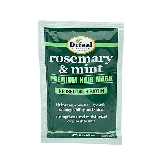 Difeel Rosemary & Mint Hair Mask Sachet 50g