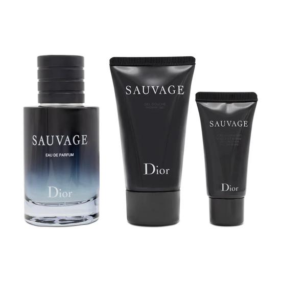 DIOR Sauvage 60ml Eau De Parfum Gift Set With 50ml Shower Gel & 20ml Moisturiser