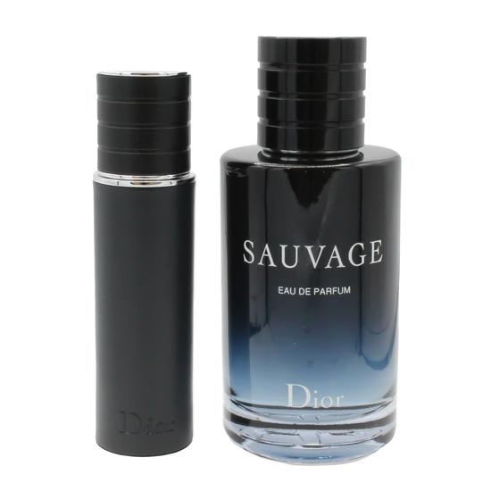 DIOR Sauvage Eau De Parfum Gift Set & Travel Spray Set 100ml