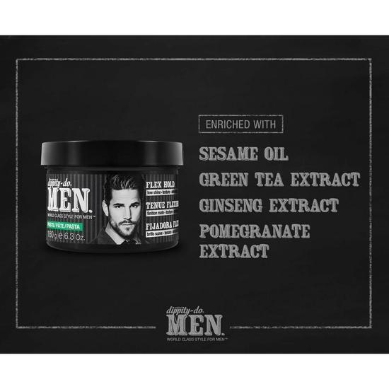Dippity Do Men Texture Hair Series Flex Hold Texture Paste 180 g