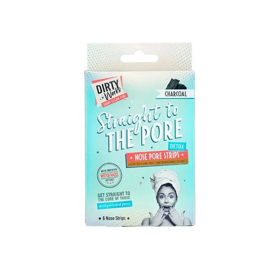 Dirty Works Straight To The Pore Charcoal Nose Pore Strips 6 Strips
