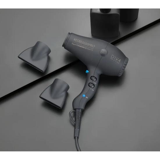 Diva Professional Styling Micro 5000 Pro Hair Dryer Black