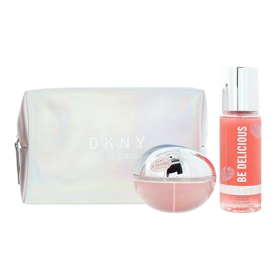 DKNY Be Delicious Fresh Blossom Eau De Parfum 100ml, Body Mist 125ml Gift Set 100ml