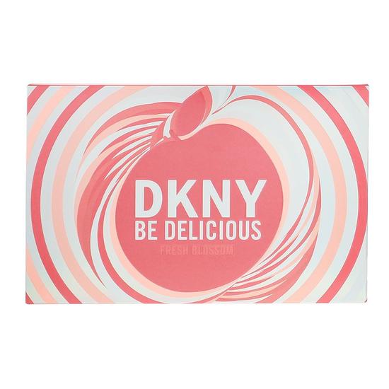 DKNY Be Delicious Fresh Blossom Eau De Parfum 100ml, Body Mist 125ml Gift Set 100ml