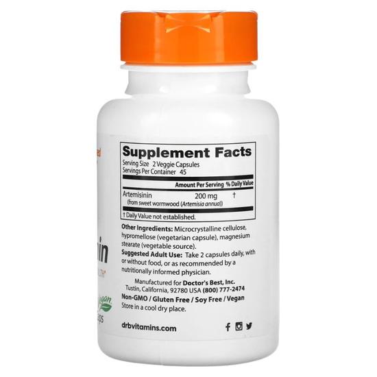Doctor's Best Artemisinin 100mg Vegicaps 90 Vegicaps