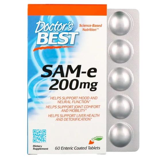Doctor's Best SAM-e 200mg Tablets 60 Tablets