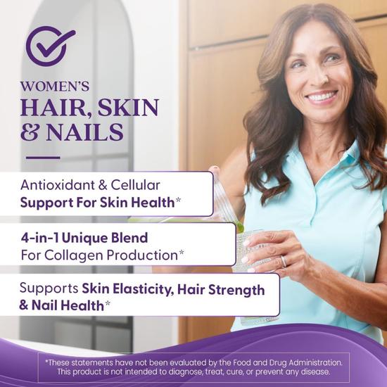 Doctor's Best Women's Hair Skin & Nails Capsules 60 Capsules