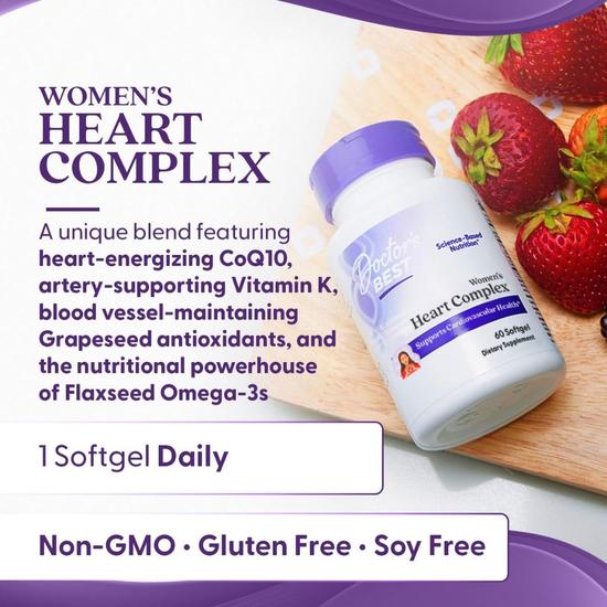 Doctor's Best Women's Heart Complex Softgels 60 Softgels