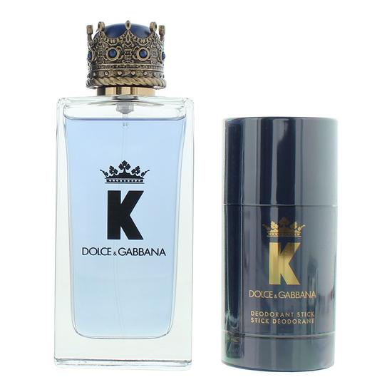 Dolce & Gabbana K Eau De Toilette 100ml & Deodorant Stick 75g Gift Set 100ml