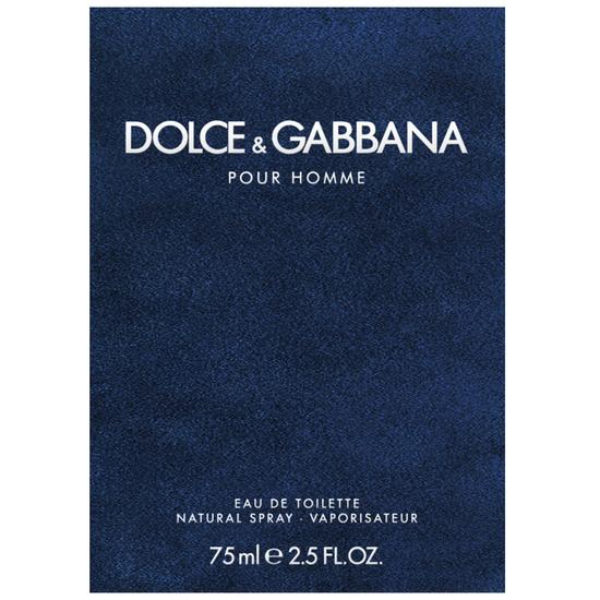 Dolce & Gabbana Pour Homme Eau De Toilette 75ml
