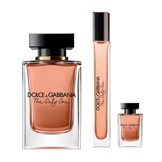 Dolce & Gabbana The Only One Women's Perfume Gift Set 100ml Eau De Parfum + 10ml Eau De Parfum + 5ml Eau De Parfum