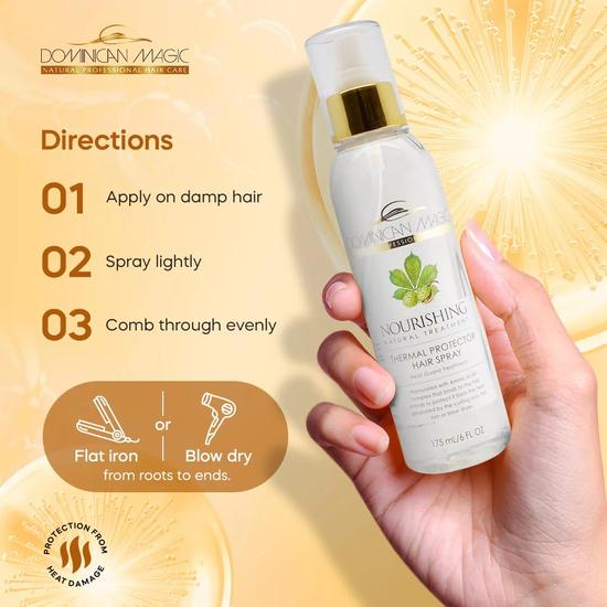 Dominican Magic Nourishing Thermal Protector Hairspray 175ml
