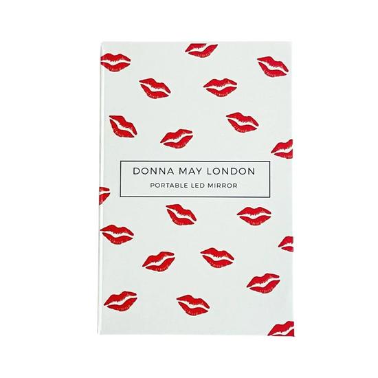 Donna May London Full Face Portable LED Mirror: Black