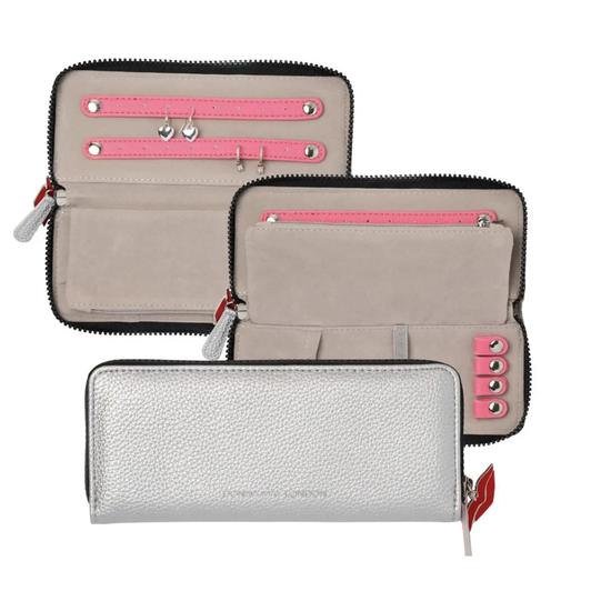 Donna May London Jewellery Wallet Silver Faux Leather