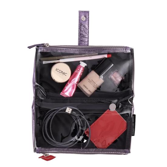 Donna May London Knick Knack Bag Makeup & Toiletries Organiser Lilac