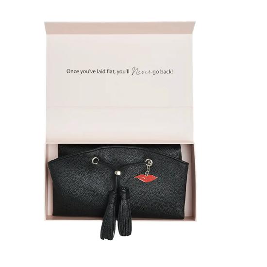 Donna May London Lay Flat Makeup Bag In Black
