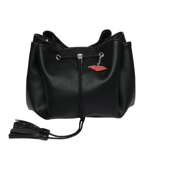 Donna May London Lay Flat Makeup Bag In Black