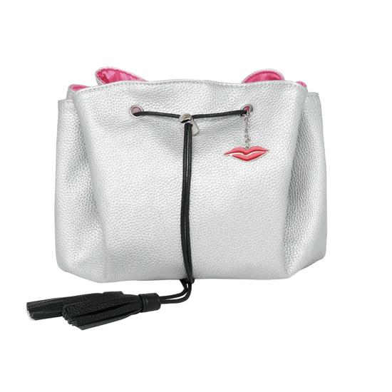 Donna May London Lay Flat Makeup Bag In Silver