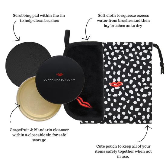 Donna May London Makeup Brush Cleaner Kit