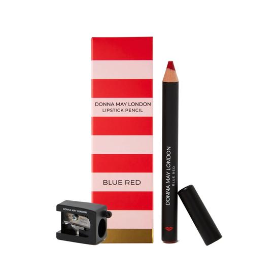 Donna May London Red Lip To Cheek Pencils Blue Red