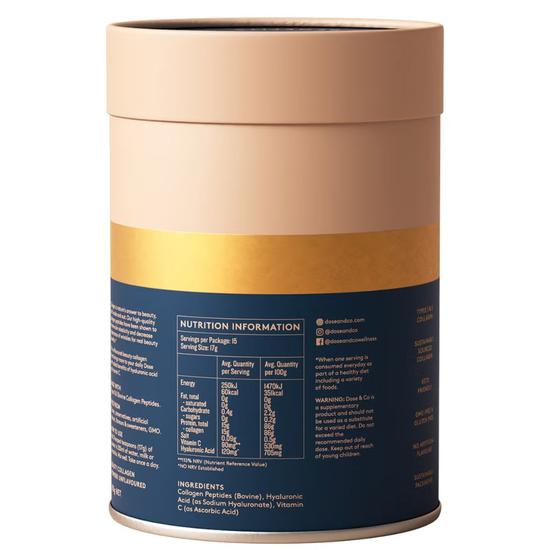Dose & Co Beauty Collagen Powder Unflavoured 255g