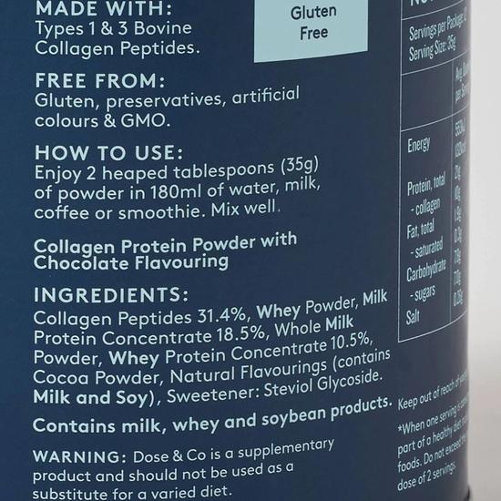 Dose & Co Collagen Protein Powder Vanilla 420g