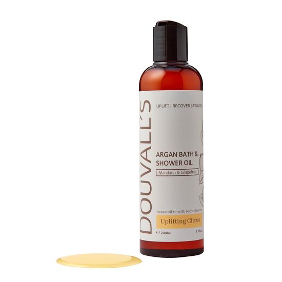 Douvall's Argan Bath & Shower Oil Uplifting Citrus 240ml