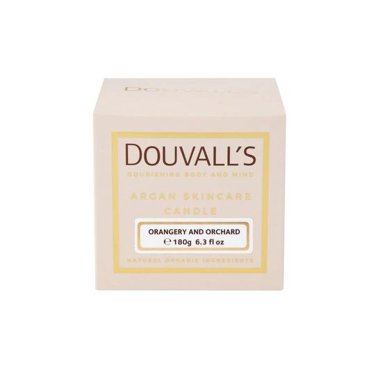 Douvall's Argan Massage Candle Orangery Orchard 180g