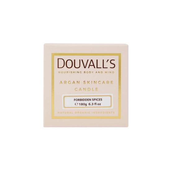 Douvall's Organic Argan Skin Care Candle, Forbidden Spices 180g
