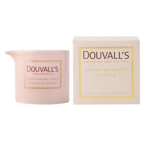 Douvall's Organic Argan Skin Care Candle, Orange & Frankincense 180g