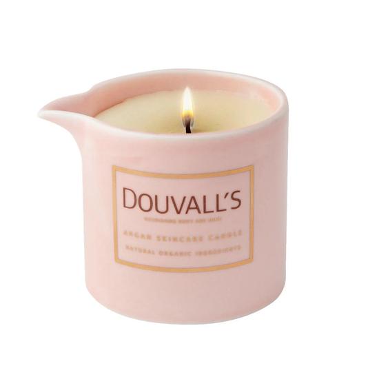 Douvall's Organic Argan Skin Care Candle, Orange & Frankincense 180g
