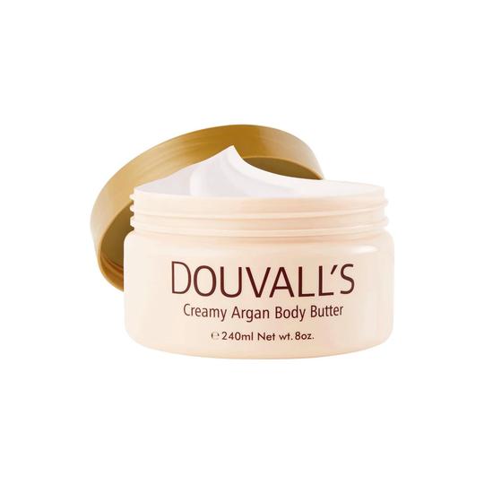 Douvall's Organic Creamy Argan Body Butter Lavender & Lemon 240ml