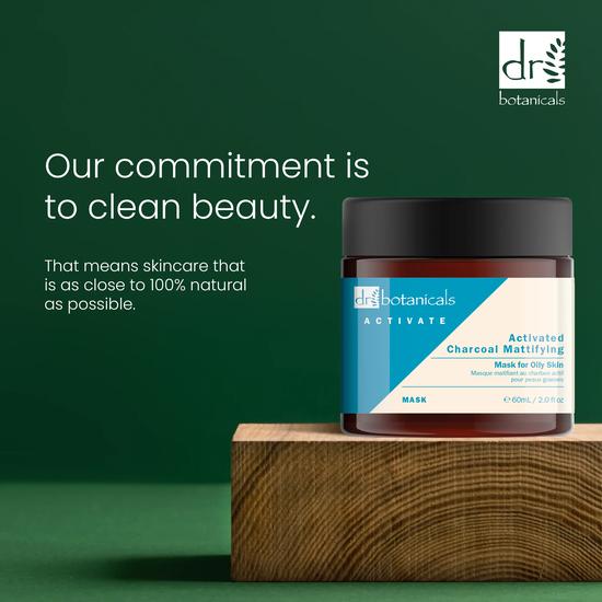 Dr Botanicals Activate Charcoal Mattifying Mask For Oily Skin 60ml