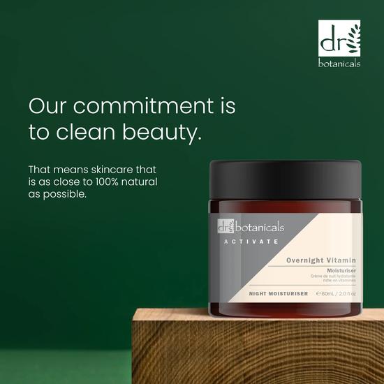 Dr Botanicals Activate Overnight Vitamin Moisturiser 60ml