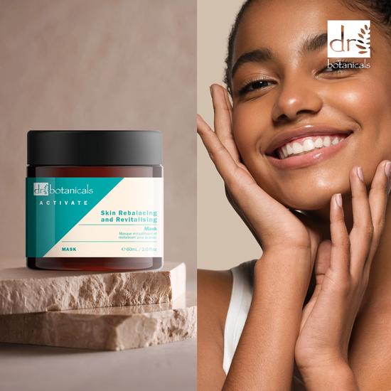 Dr Botanicals Activate Skin Rebalancing & Revitalising Mask Twin Value Savings Pack 60ml