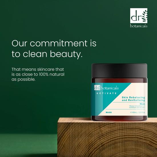 Dr Botanicals Activate Skin Rebalancing & Revitalising Mask Twin Value Savings Pack 60ml