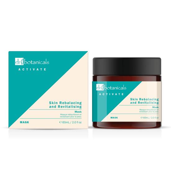 Dr Botanicals Activate Skin Rebalancing & Revitalising Mask Twin Value Savings Pack 60ml