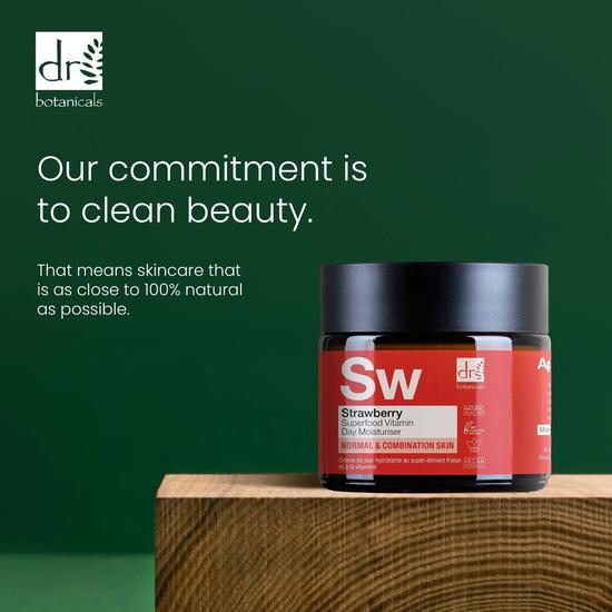 Dr Botanicals Advanced Strawberry Vitamin C Day Moisturiser 60ml